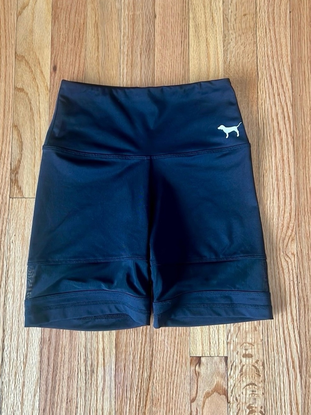 Victoria's Secret Pink  shorts with mesh band on the leg size Xs